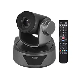 HD Video Conference Cam Conference Camera Full HD 1080P 3X Optical Zoom 95 Degree Wide Viewing with 2.0 USB Web Cable Remote Control for Business Live Meeting Recording Training-Daerzy