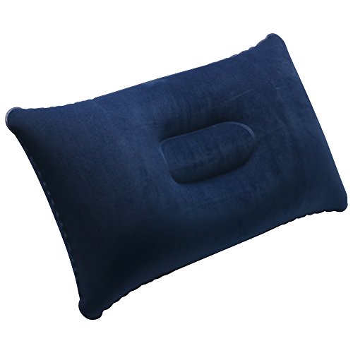 TRIXES-2-x-Blue-Inflatable-Pillow-Camping-Travel-Soft-Blow-Up