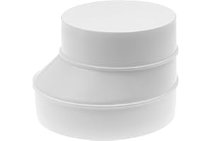 Vent Systems Ø150 a 125 mm Reducción del canal Asociación de adaptación de ajuste Reducción de la tubería Konus para Vent Systems HVAC Tubo PVC de plástico ABS 6 "en 5" pulgadas