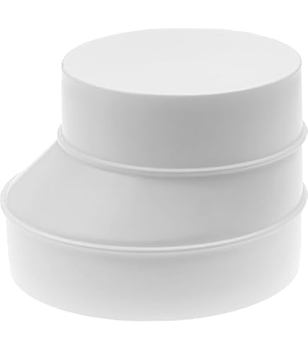 Riduttore Universale Per Condotti 80-150mm - In Plastica ABS Per HVAC, Ventole E Aspiratori - Foto 4