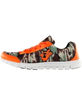 SebroSports SEBRO One Bequemer und stylischer Sneaker Camouflage fuer Herren und Damen Ultra Leichter Sportschuh...