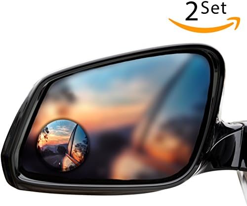 innoGadgets car blind spot mirror | Wide-angle car mirror, Frameless HD-Glass, convex - 50mm diameter - focus on the traffic the entire time! | Safe fixation due to 3M Tape!