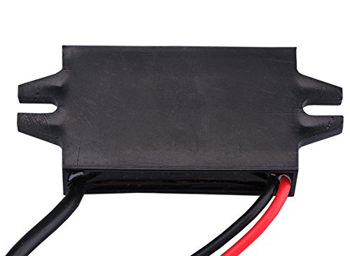Yeeco Wasserdichte DC-DC-Abwärtswandler Spannungsregler 8-22V bis 5V 3A / 15W Netzteil 12V Min USB-Kabel-Anschluss Kfz-Ladegerät Stromversorgung Volt Geregelter Konverter Transformator bis 5V - 4