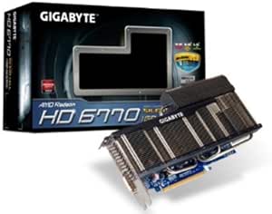 GigaByte Radeon HD6770 SL Grafikkarte (PCI-e, 1GB GDDR5 Speicher, DVI, VGA, HDMI)