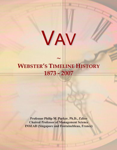 Vav: Webster's Timeline History, 1873 - 2007