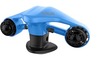 Asiwo Scooter Subacqueo PRO Elettrico Seascooter con Action Camera Mount - Scooter Marino a Doppio Motore Impermeabile per Immersioni subacquee Nuoto Snorkeling (Verde)
