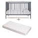 moKee Mini - Eco Friendly 120 x 60 cm Baby Space Saver Cot Bed + Aloe Vera MATTRESS included (Stone Blue)