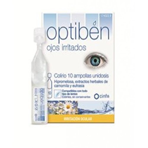 Optiben ojos irritados 10 ampollas
