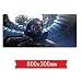 Produktbild IGIRC Mauspad,Interstellar war Speed Gaming Mouse pad,800X300mm Mousepad,Extended XXL Large Mousemat with 3mm-Thick Base,for notebooks, PC, H