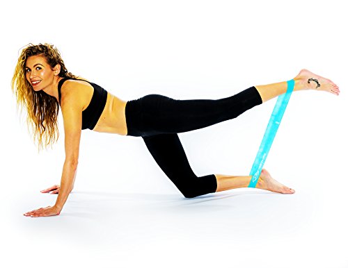 Fitnessband Set **Hero**, 5x Widerstandsbänder, Loop Gummi-Gymnastikbänder Set, Resistance Band, Übungsband Ideal Für Crossfit, Pilates, Fitness, Muskelaufbau und Therapie, mit Tasche + gratis Guide - 5