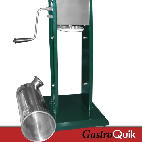WURSTFÜLLER 5 Liter Edelstahl, inkl. 4 Füllrohre NEUESTES MODELL 2 Geschwindigkeiten GASTROQUIK - 6