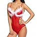 Produktbild TianWlio Dessous Damen Schlafanzug Unterwäsche Negligees Weihnachten Weihnachten Rassige Unterwäsche Gewürzanzug Versuchung Dessous Nachtwäsche rot XL