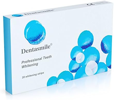 Dentasmile – Whitening Strips, for small teeth | 28 bleaching strips for tooth whitening | Beautiful white teeth, reduced stains and discoloration | 14-day treatment