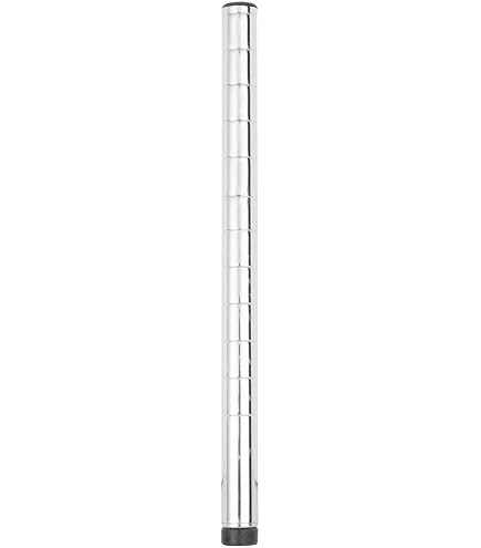 ARCHIMEDE Sistema Part Estantería 2 baldas, Metal, Cromado, 91 x ARCHIMEDE Sistema Part Estantería 2 baldas, Metal, Cromado, 91 x