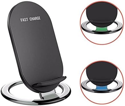 Fast Wireless Charger Ultra-Slim Black Wireless Charging Pad Induction Charger for Samsung Galaxy Note 8, S8, S8, S7, S7 Edge, iPhone 8, iPhone X