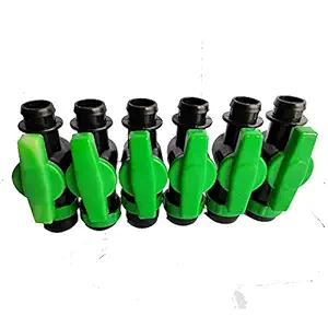 Siddhi Rain Pipe Cock 40mm + Grommet Rain Pipe Drip Irrigation Fittings (Pack of 20)