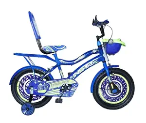 Royal Super Presents Juniors Ride Cycle 14T with Training Wheel, Mudguard for Boys and Girls| 95% Assembled, | Ideal Height : 3 ft + |RoyalSuper Cycle Ideal for 2 to 5 Years