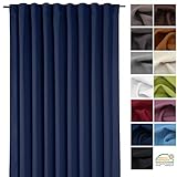 mit Kräuselband und versteckten Schlaufen - geeignet für alle Schienen, Gardinenstangen, Stilgarnituren und Seilspannsysteme