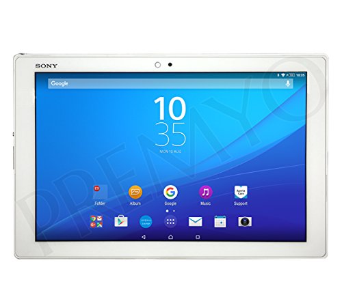 PREMYO Sony Xperia Z4 Tablet Panzerglas. Xperia Z4 Tablet Displayschutzfolie mit Härtegrad 9H und abgerundeten Ecken 2,5D. Z4 Tablet Schutzglas - 3