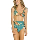 SUCES Bikini Damen Set high Waist bademode Frauen bauchweg Swimsuit Sexy Womens hohe Taille Print Bandage Bikini Set Bademode Strand Badeanzug Monokini badeanzüge Bikinioberteil Swimwear