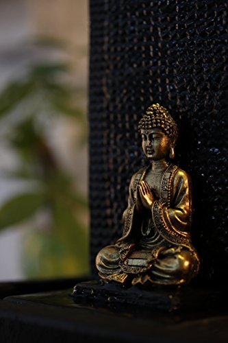 zen‘ Light Zenitude Brunnen Polyresin schwarz 31 x 31 x 42 cm - 2