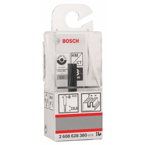 Bosch Zubehör 2 608 628 380 Nutfräser 8 mm, D1 7 mm, L 20 mm, G 51 mm - 3