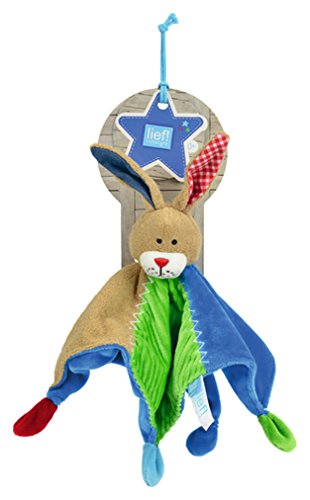Simba 5881123.0 - Stoffspielzeug - Lief Schmusetuch Hase - Jungs - 23 x 23 cm