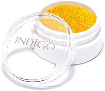INDIGO NAIL GLITTER PIXEL EFFECT NEON YELLOW