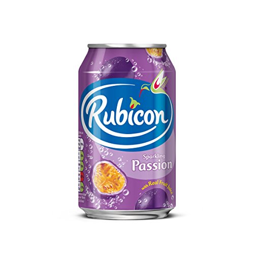 Preisvergleich Produktbild Rubicon Sparkling Passion Fruit Juice Drink 24x330ml Cans