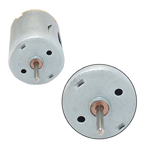 DC Motor – TOOGOO(R)8000 RPM 9V 68mA Hohem Drehmoment magnetisch Zylindrische Mini DC Motor Silber - 3
