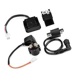 Coil Cdi Unit, Regulator Rectifier Stable Characteristics Ollision Resistant High Reliability for 150Cc 250Cc Pit Quad Dirt for Bike Atv Buggy