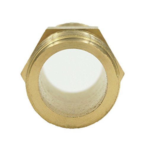 MagiDeal Messing Steckverbinder Schlauchverbinder Verbindungsstück Messinganschluss Schlauchstück – 1/2-1/16 inch - 3