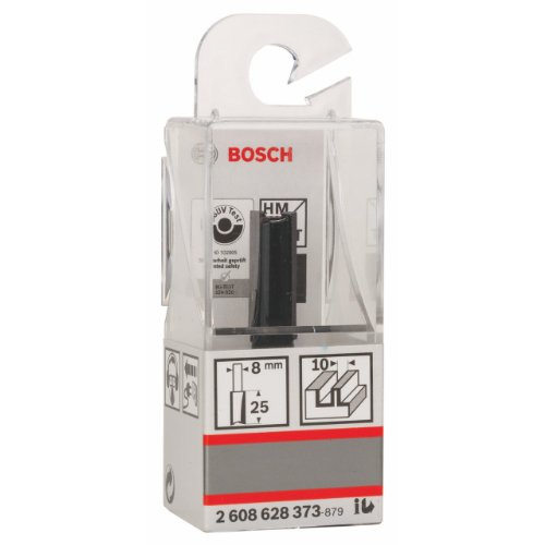 Bosch Zubehör 2 608 628 373 Nutfräser 8 mm, D1 10 mm, L 25,4 mm, G 56 mm - 3