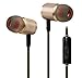 Price comparison product image DZCD Anchor Monitor Headphones In-ear Computer Mobile Phone Live Headphones Karaoke 1.5 Meters 3 Meters MC Rapper Headphones,Gold(withVoiceFunction)-3