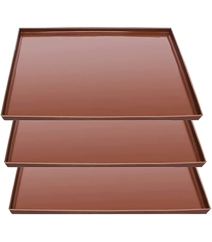 8 Stück Silikon-Dehydrator-Blätter Antihaft – 32x32 Cm, Hitzebeständig Bis 220°C, Wiederverwendbar, Für Dörrgeräte & Dampfgareinsatz