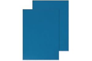 Q-Connect A4 Blue Leathergrain Comb Binder Cover (Pack of 100)