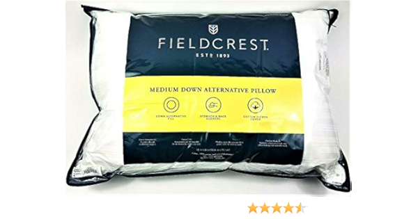 fieldcrest medium down alternative pillow