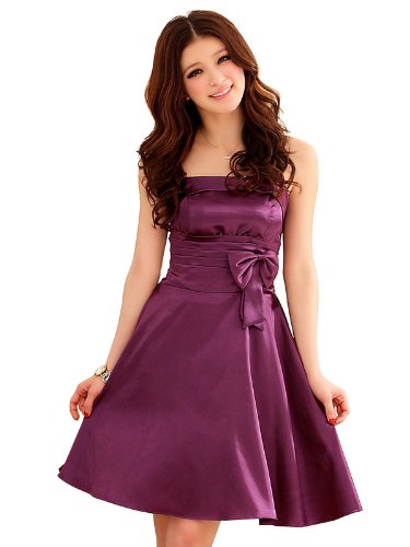 JK2 - Satin cocktail dress 3201 purple E