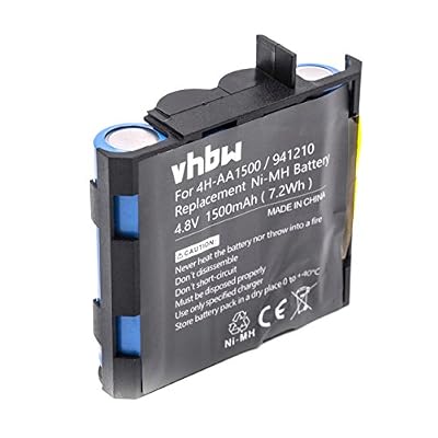 vhbw NiMH Batterie 1500mAh pour Appareil de médecine comme simulateur Musculaire Compex Fit 1.0, Fit 3.0, Full Fitness, FullFitness, Mi, Mi-Fitness