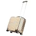Produktbild Rolling Laptop Case, Mini Portable Aktenkoffer Compact Overnighter Reisetaschen Gepäck Business Trolley Anti-Kratz-Verschleißfestigkeit 43 * 42 * 22cm