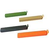 12'li &Ccedil;ok Renkli Pratik Poşet Klipsi, Paket, Ambalaj, Torba, &Ccedil;anta Kapatıcı Plastik Kilidi, Mandalı (12'li Karışık)
