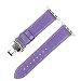 Produktbild Fcostume Ersatzarmband, Lederarmband Uhrenarmband Schmetterling Schnalle Für IWatch 4 Apple Watch 44mm (Violett)