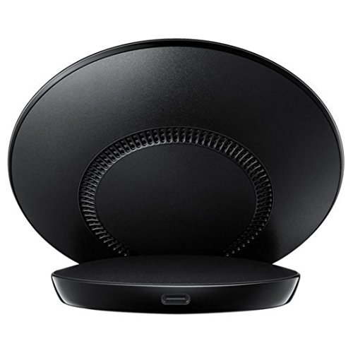 Preisvergleich Produktbild Prevently Wireless Charger Fast Wireless Charger Kabelloses Schnellladegerä Doppel-Spulen Qi-drahtloses Ladegerät das Stand-Dock für Samsung-Galaxie S9 / S9 + auflädt (Schwarz)