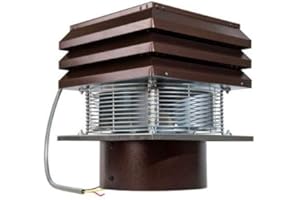 Chimney Fan For Round Flue 30 cm 300 mm Electric Chimney Fan Chimney Ventilation Fans Rooftop Inducer Fans Chimney Exhaust Fan For BBQ Hut Fireplace Thermo Stove Gemi Elettronica