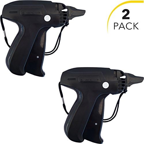 Clothes Tagging Gun Set (2 Pack) by desired tools: Handheld Security and Pricing Label Tag Applicator for Boutiques, Family Yard Sales, Flea Markets &amp; Warehouses - Standard Fastener Attachments