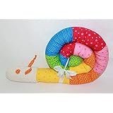 Bettschlange Bettschnecke 200 cm kunterbunt Nestchen Bettumrandung Geschenk Geburt