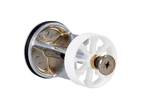 tecuro Exzenterstopfen Ø 40 mm Ablaufstopfen Einsatz für Ablauf verchromt mit Haarsieb - 4