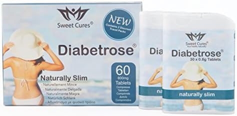 Sweet Cures Naturally Slim Diabetrose Tablets - Pack of 60 Tablets