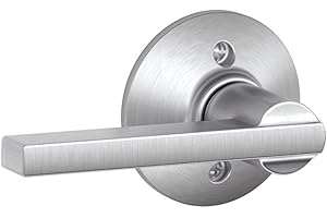 SCHLAGE F170LAT626 Latitude Lever One Sided Non-Turning Dummy Door Handle, Satin Chrome