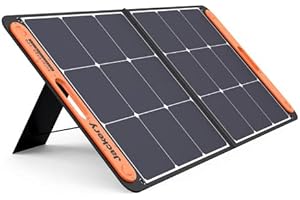 Jackery SolarSaga 100W Panel Solar Portátil para Explorador 240/500/1000 Estación de Energía, Cargador Solar Monocristalino Plegable con Salidas USB para teléfonos fuera de la red doméstica